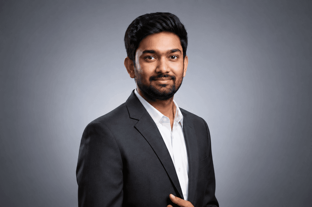 Portrait of Kunal Badgujar, CEO